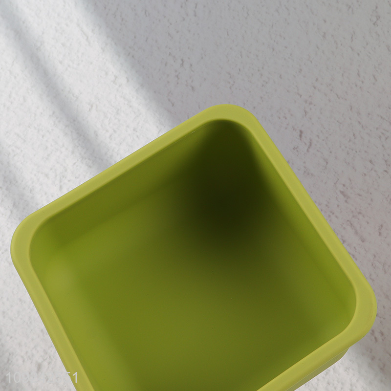 Yiwu market portable silicone food container lunch box with lid