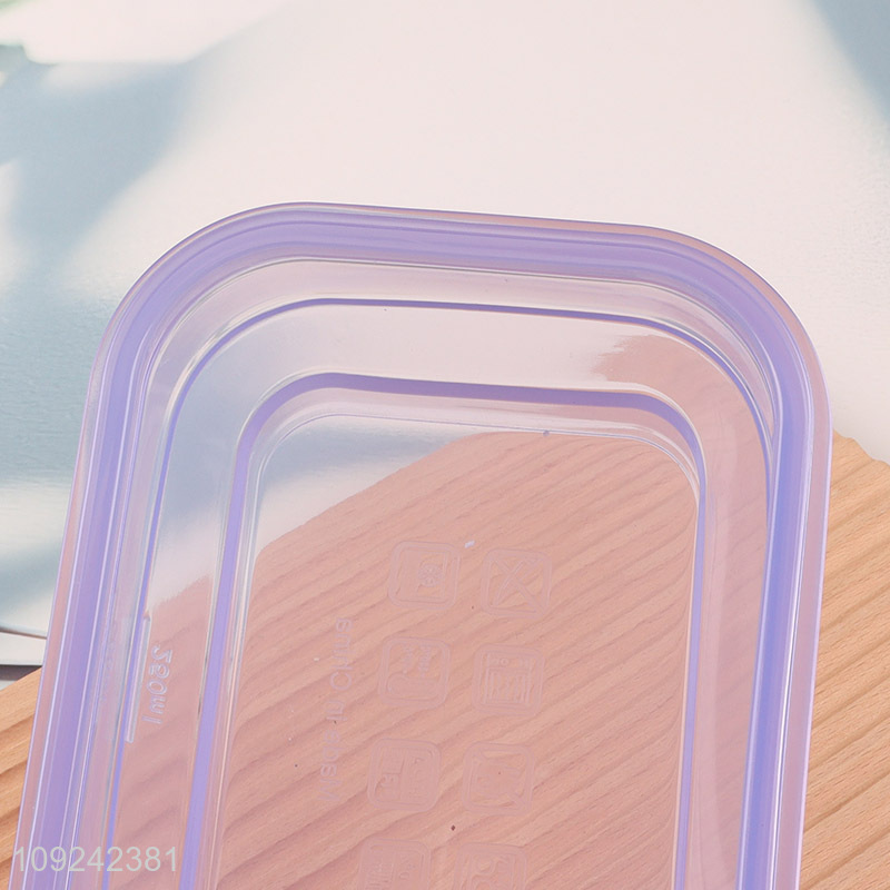 Factory price folding silicone food container storage box with lid