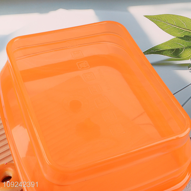 Popular products rectangle folding silicone food container storage box for sale