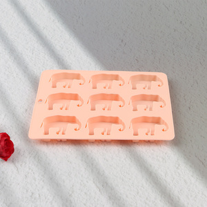Top selling elephant shape silicone chocolate mold candy mold wholesale