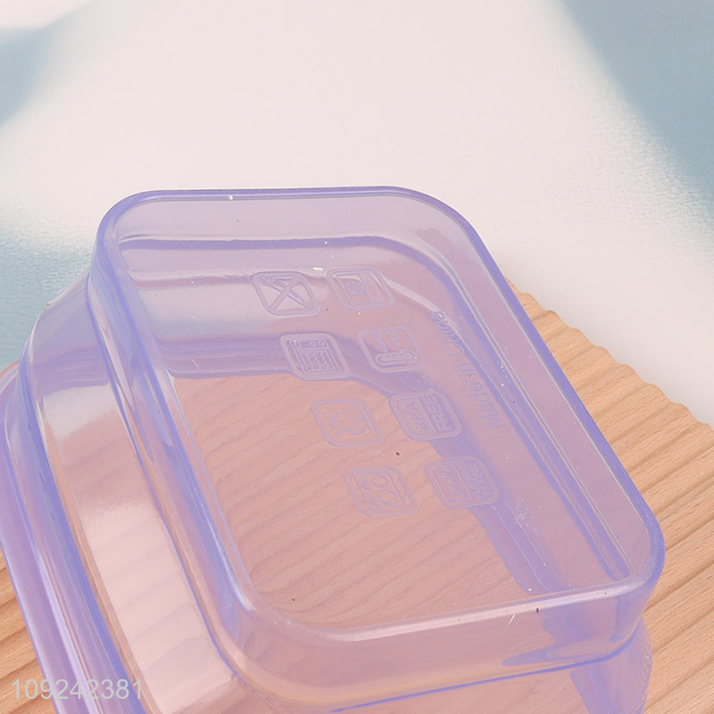 Factory price folding silicone food container storage box with lid