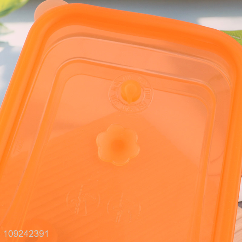 Popular products rectangle folding silicone food container storage box for sale