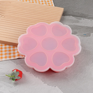Top quality heart shape silicone ice cube mold ice cube tray for sale