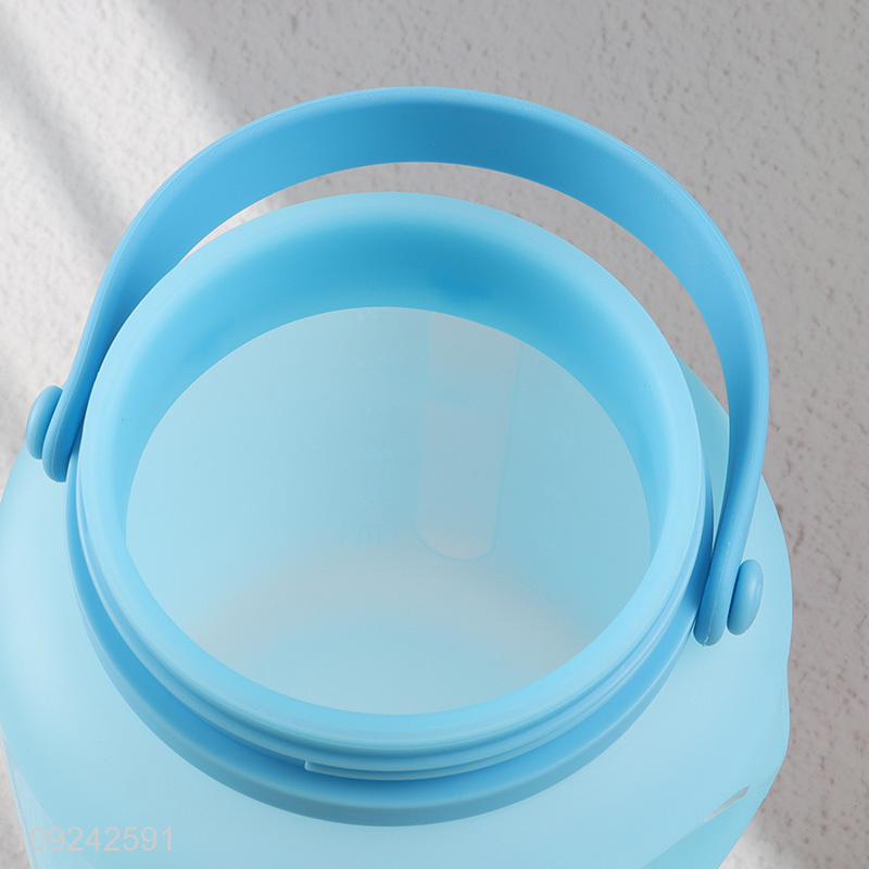 China supplier silicone water bottle drinking bottle with handle