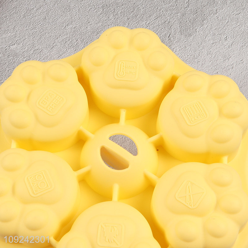 Hot products cat paw shape silicone baking tool cake mold for sale