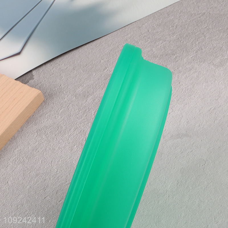 Good selling green folding silicone food container storage box with lid