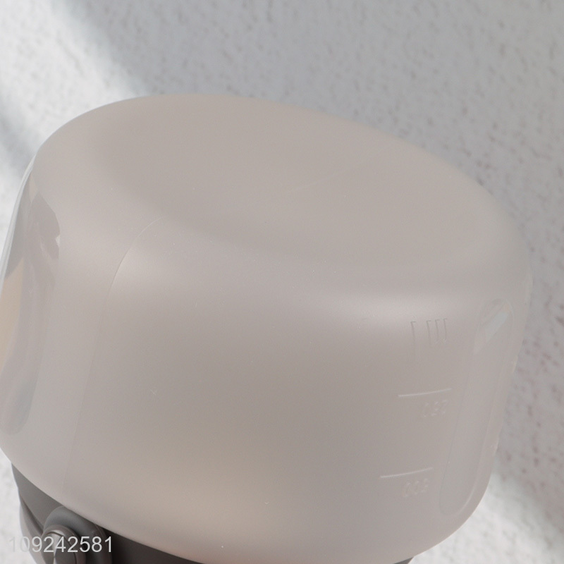 Top selling portable silicone water bottle drinking bottle with handle