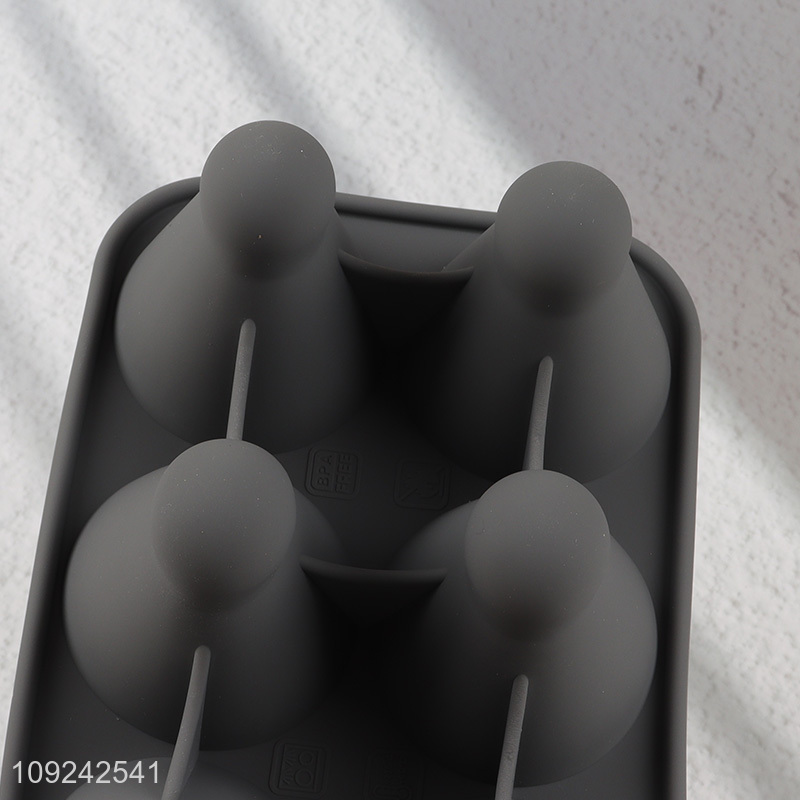 Low price silicone kitchen ice pop mold popsicle mold for sale