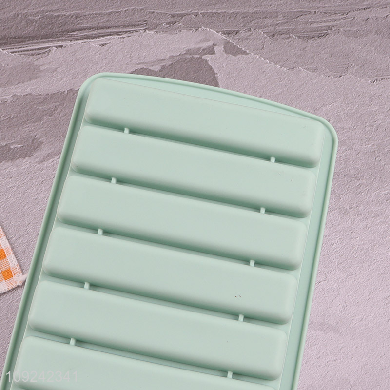 Online wholesale rectangle silicone ice cube mold ice cube tray for kitchen