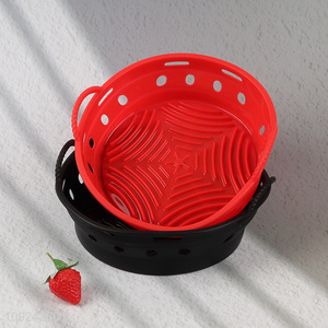 Top selling multicolor silicone home kitchen vegetable fruits drain basket wholesale