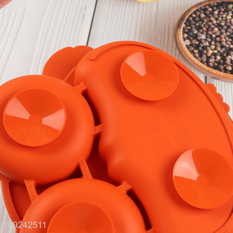 Top products silicone owl shape children tableware plate with suction cup