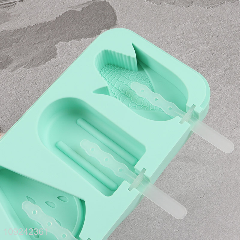Top products home kitchen silicone popsicle mold ice cream mold for sale