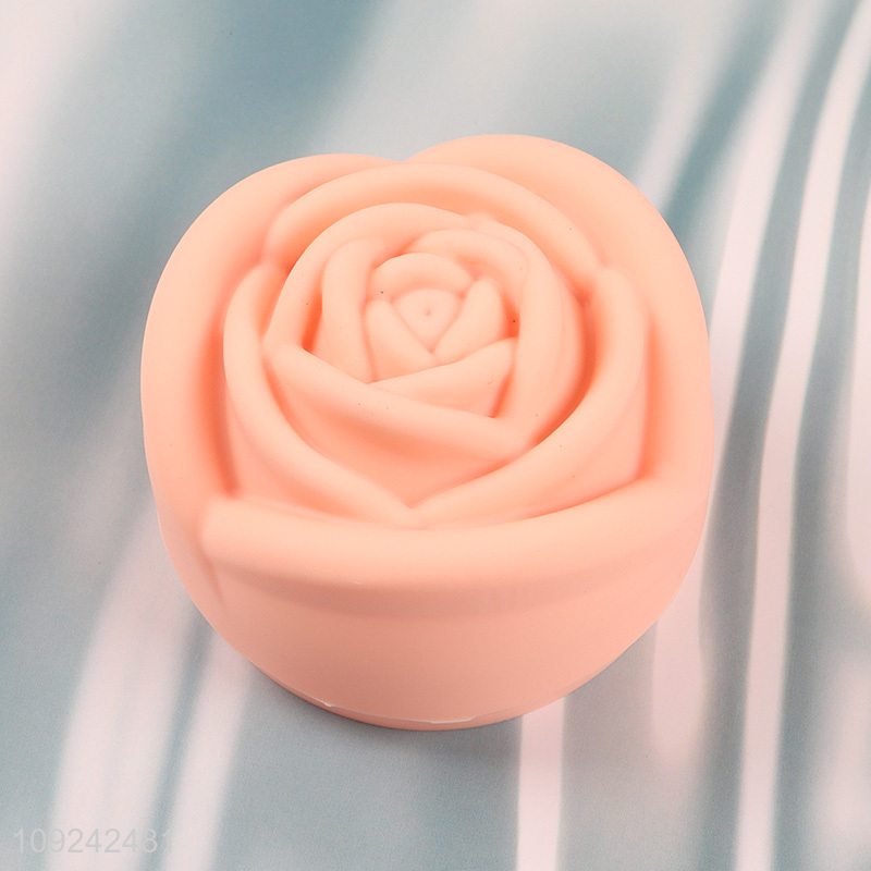 Best selling rose flower shape silicone cake mold chocolate mold ice mold