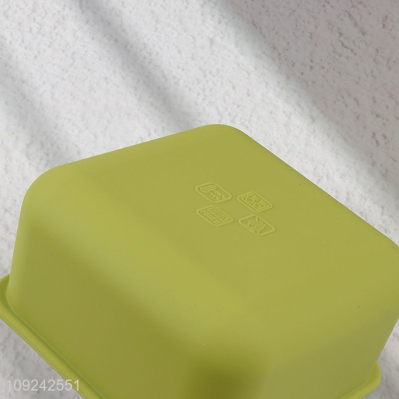 Yiwu market portable silicone food container lunch box with lid