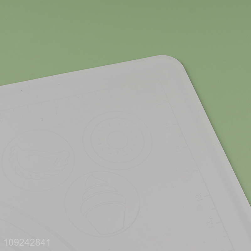 Hot products rectangle silicone baking mat pastry mat for kitchen