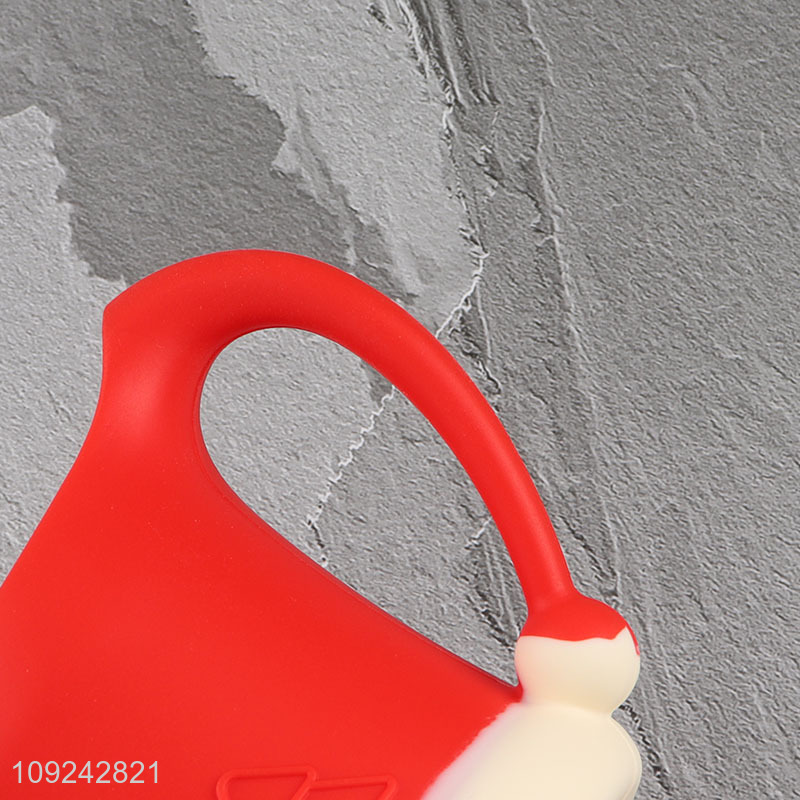 Yiwu market red silicone baby snack cup straw cup baby training cup