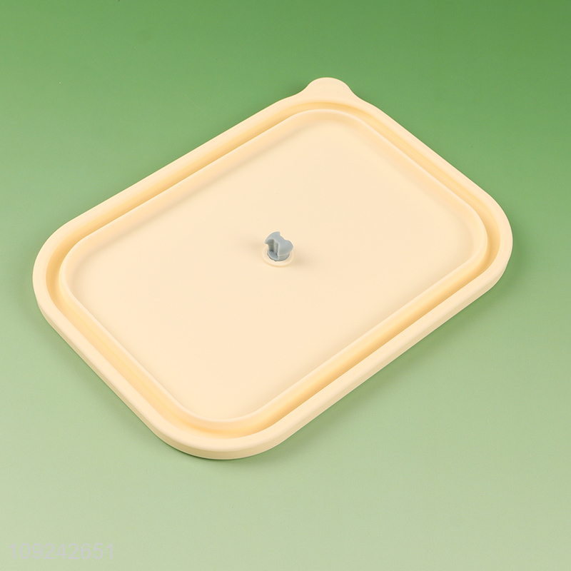 Most popular school kids silicone food container lunch box with lid