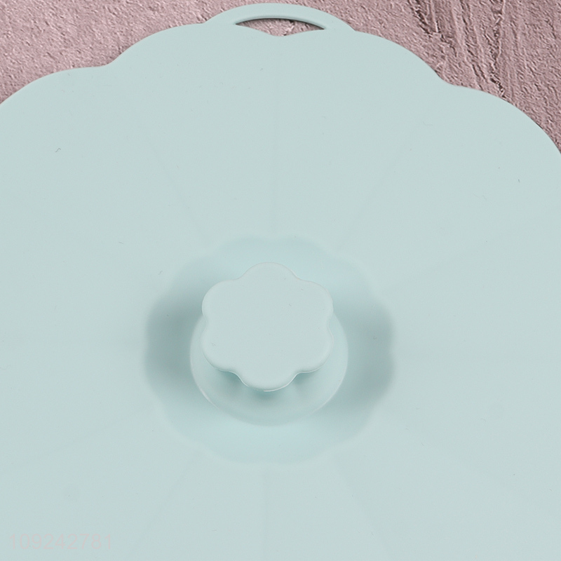 Top products flower shape silicone heat-resistant cup lid pot lid