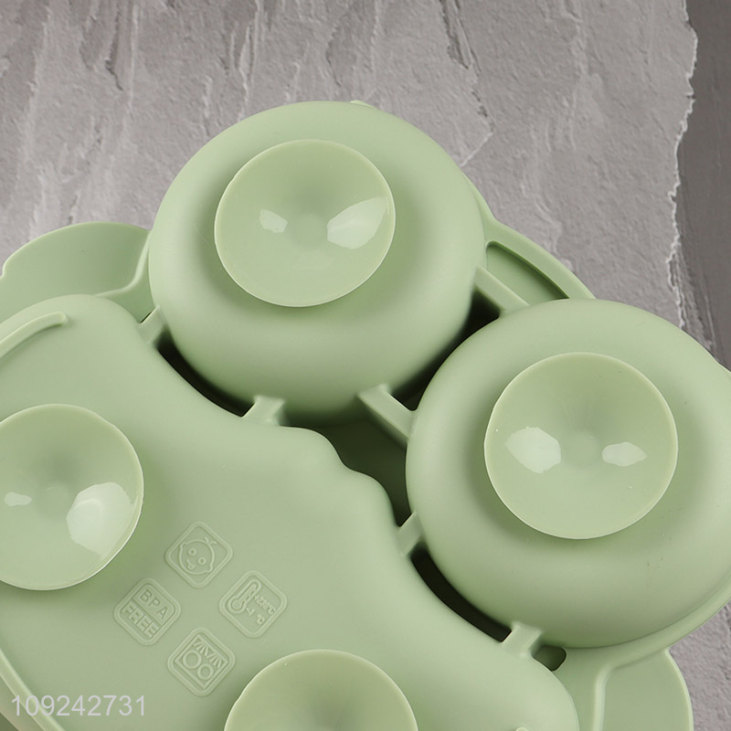 Hot items owl shape kids silicone suction cup tableware plate