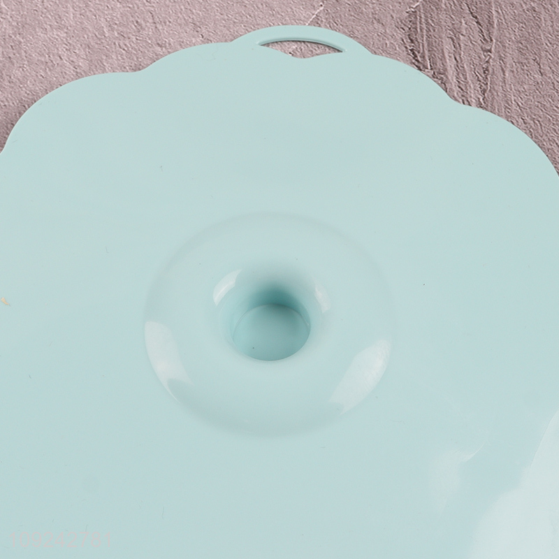 Top products flower shape silicone heat-resistant cup lid pot lid