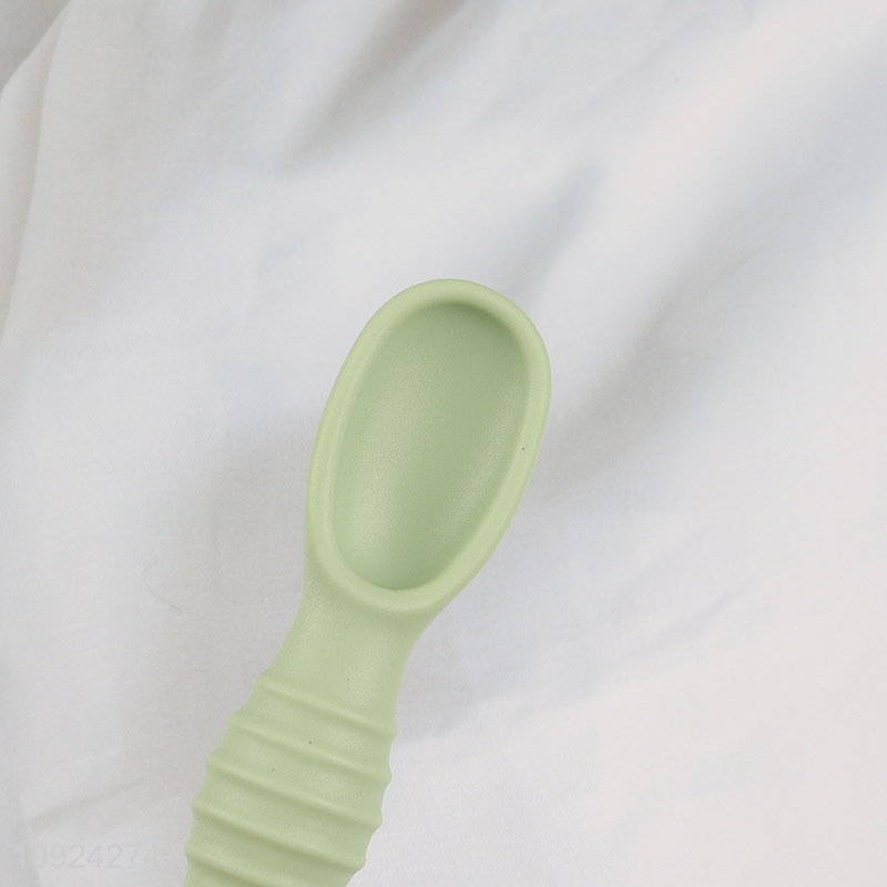 China wholesale bpa free baby infant silicone feeding spoon baby supplies