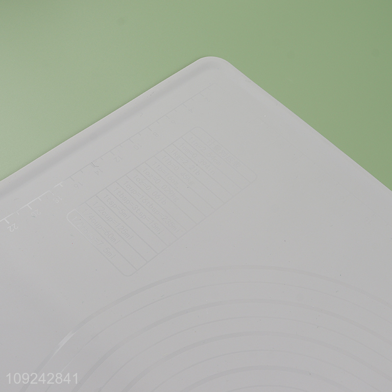 Hot products rectangle silicone baking mat pastry mat for kitchen