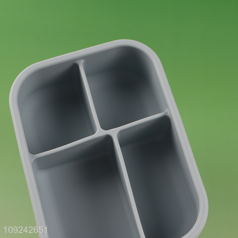 Most popular school kids silicone food container lunch box with lid