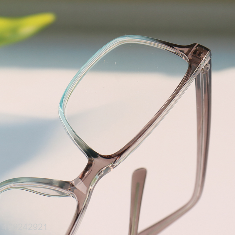 China Imports Womens Eyeglasses Frame with Non-Prescription Glasses Clear Lens