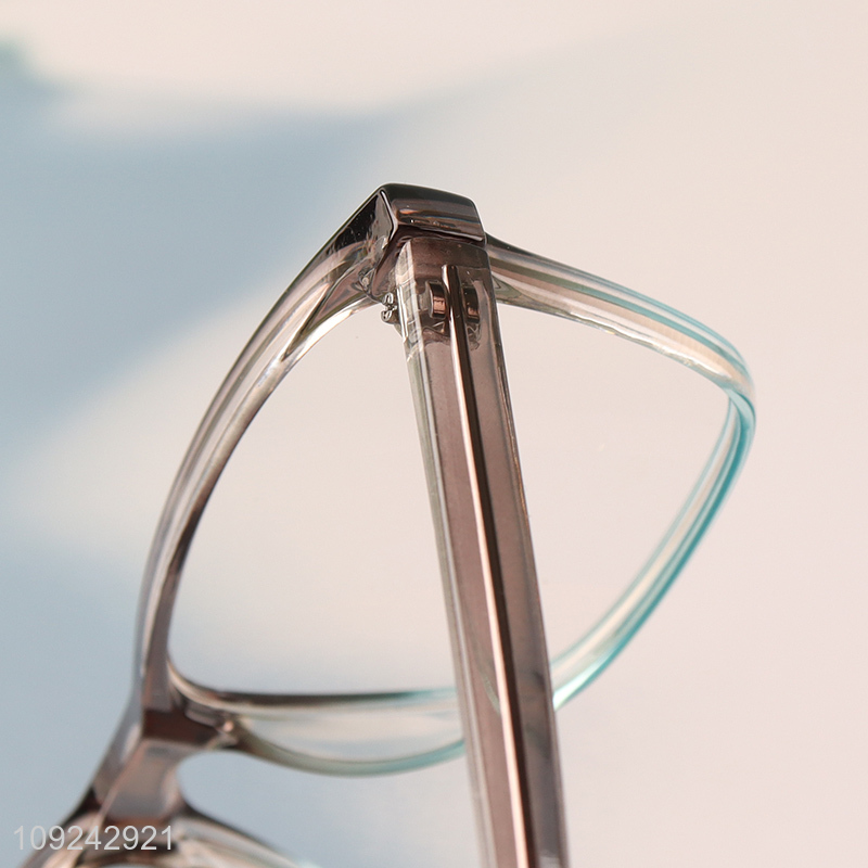 China Imports Womens Eyeglasses Frame with Non-Prescription Glasses Clear Lens