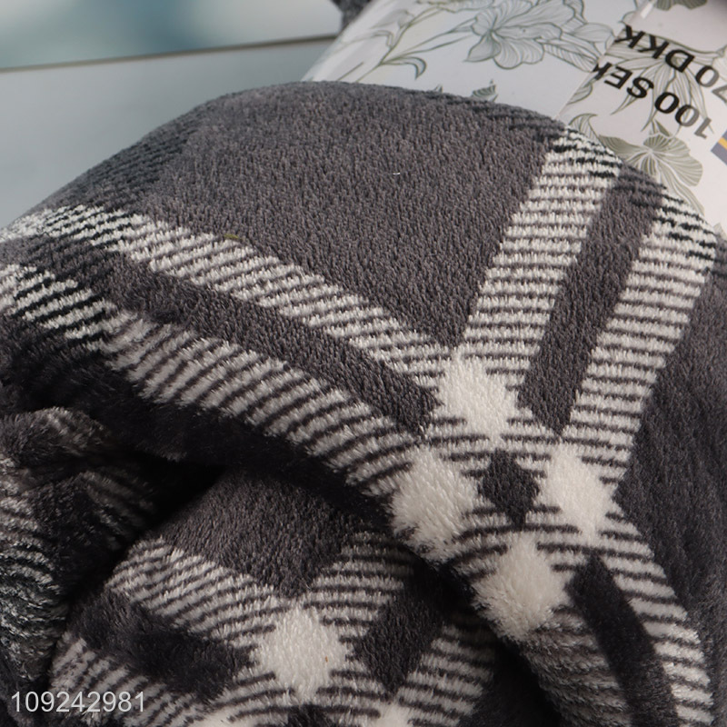 New Product Winter Blanket Thick Flannel Throw Blanket for Bed Couch