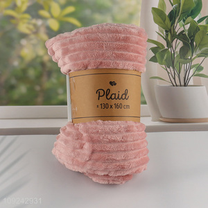 Online Wholesale Winter Blanket Thick Flannel Throw Blanket for Bed Sofa