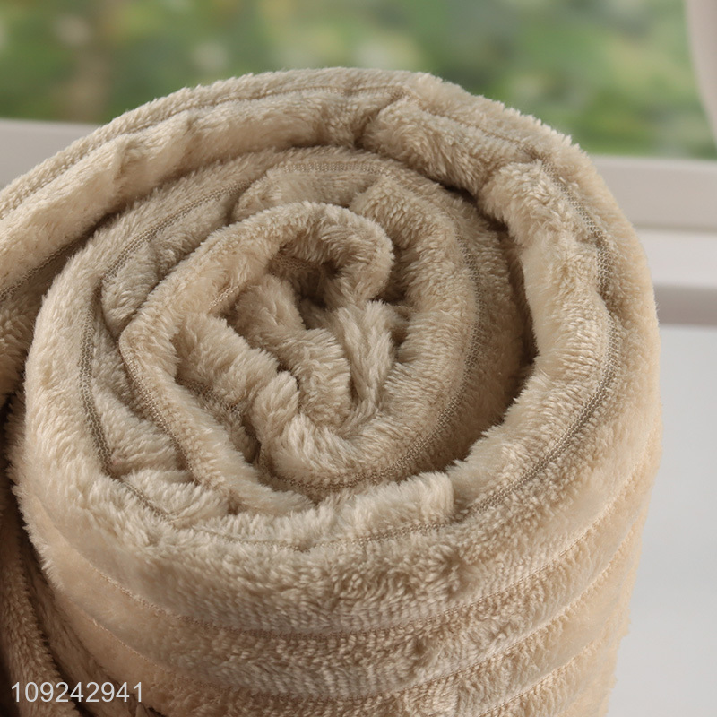 Good Quality Winter Blanket Thick Flannel Throw Blanket for Bed Couch