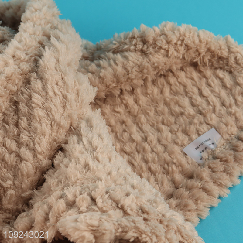 Online Wholesale Winter Blanket Thick Fleece Throw Blanket for Bed Couch