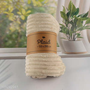 Good Quality Winter Blanket Thick Flannel Throw Blanket for Bed Couch