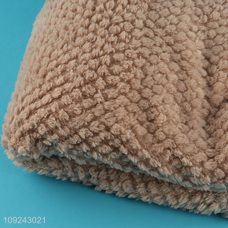 Online Wholesale Winter Blanket Thick Fleece Throw Blanket for Bed Couch