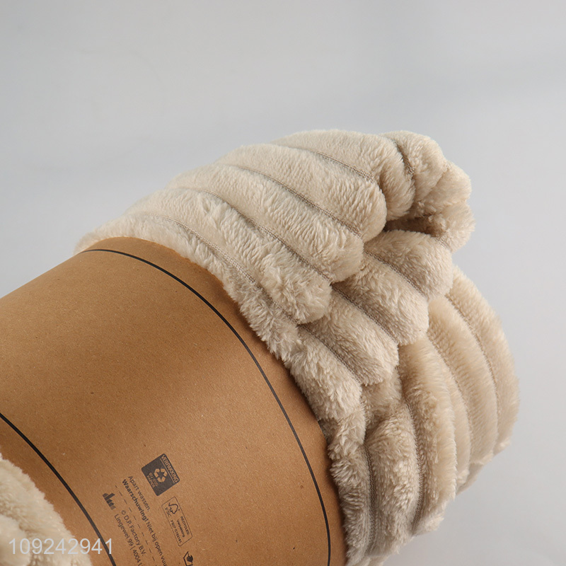 Good Quality Winter Blanket Thick Flannel Throw Blanket for Bed Couch