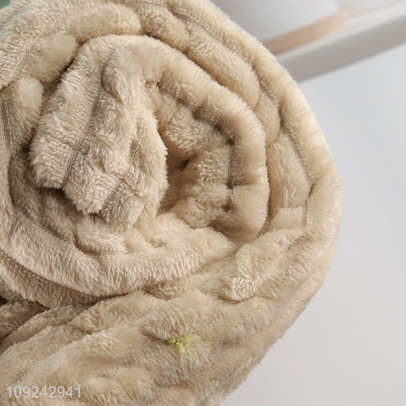 Good Quality Winter Blanket Thick Flannel Throw Blanket for Bed Couch