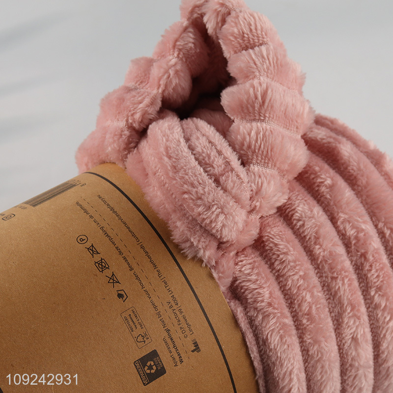Online Wholesale Winter Blanket Thick Flannel Throw Blanket for Bed Sofa