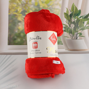 Hot Selling Winter Blanket Thick Soft Comfortable Flannel Throw Blanket