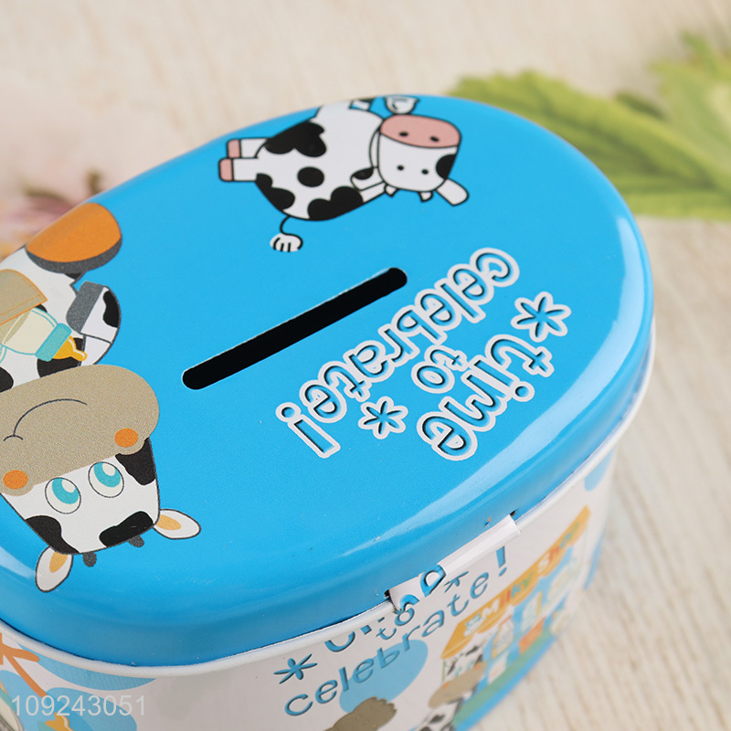Online Wholesale Tin Piggy Bank Tin Money Box Tin Coin Bank for Kids