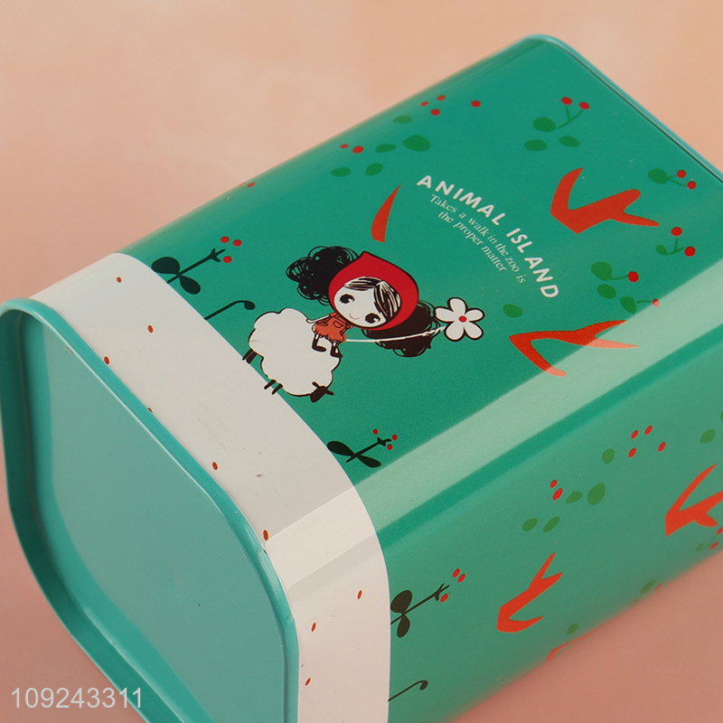 Factory Supply Tin Money Box Tin Coin Bank Tin Piggy Bank with Lock