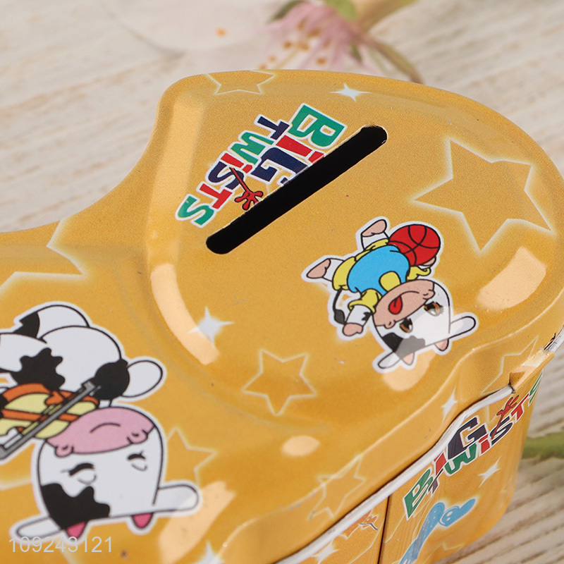 China Imports Tin Money Box Tin Coin Bank Tin Piggy Bank with Lock