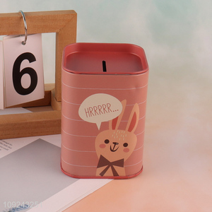 New Arrival Tin Money Box Tin Coin Bank Tin Piggy Bank with Lock