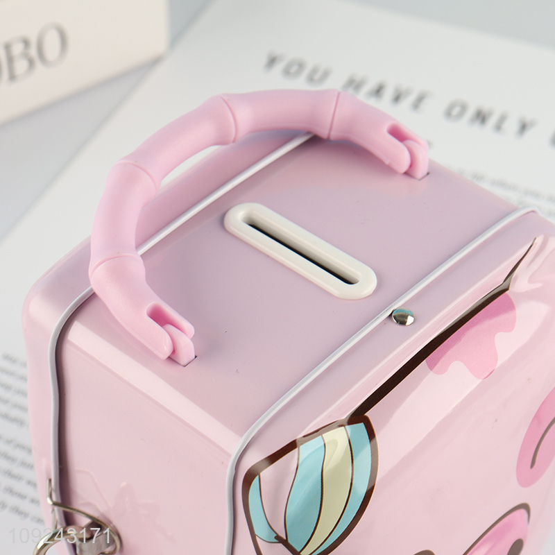 Hot Selling Tin Piggy Bank Tin Money Box Tin Coin Bank for Kids