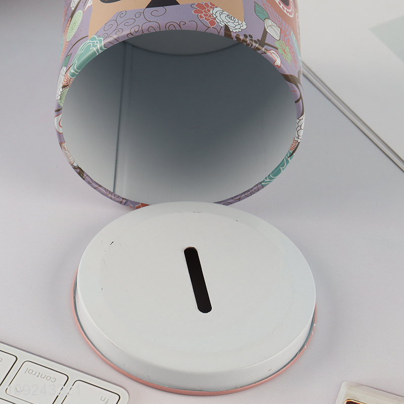 Factory Supply Tin Piggy Bank Metal Money Coin Bank for Kids Chldren