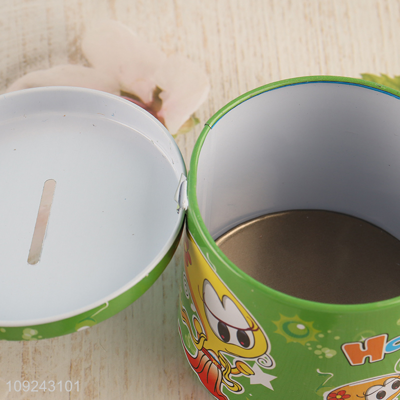 New Product Tin Money Box Metal Coin Saving Box Tin Piggy Bank
