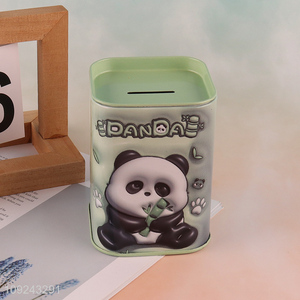 Factory Price Tin Money Box Metal Coin Saving Box Tin Piggy Bank