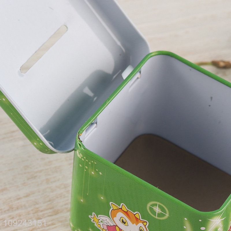 Good Quality Tin Piggy Bank Metal Money Coin Bank for Kids Chldren