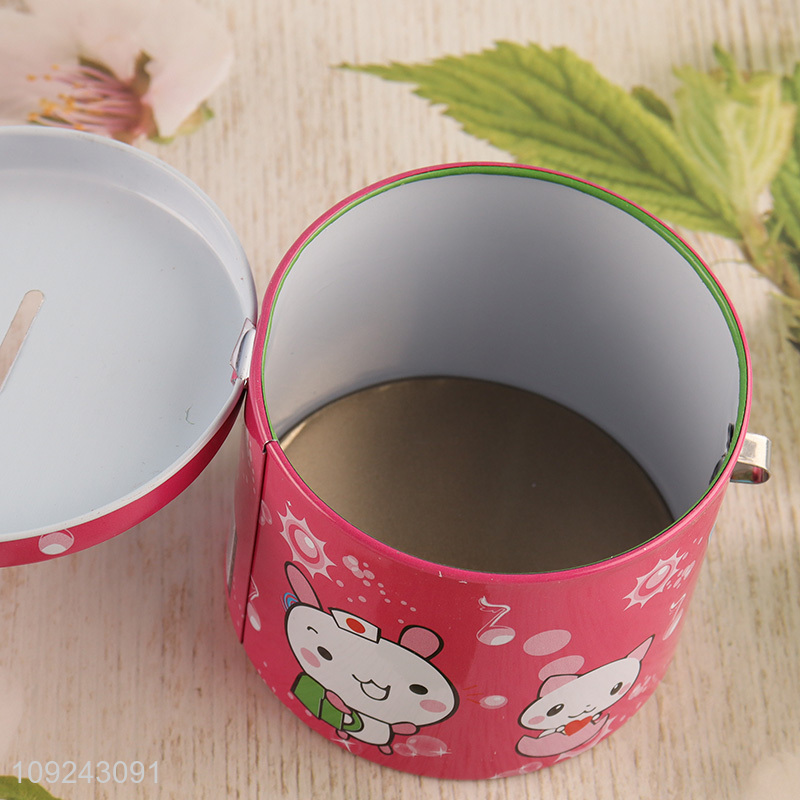 High Quality Tin Piggy Bank Metal Money Coin Bank for Kids Chldren