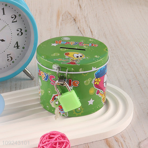 New Product Tin Money Box Metal Coin Saving Box Tin Piggy Bank